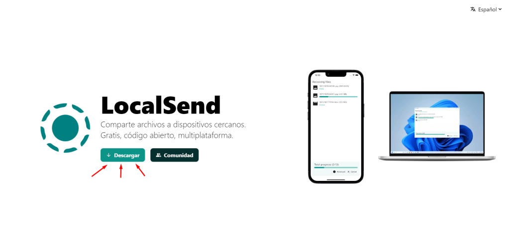 LocalSend: envía tus archivos a tu Android, iPhone, Linux, Windows o iOs fácil y&nbsp;gratis